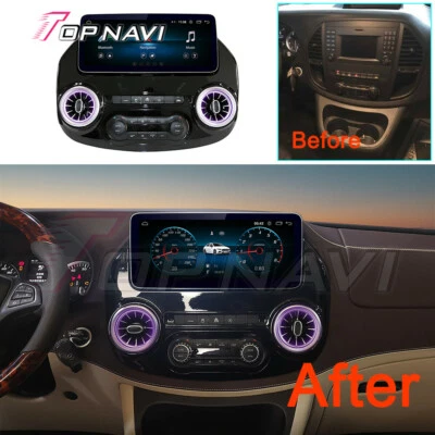 12.3Inch Android Head Unit for Benz Vito Metris Waiters 2016-2018 GPS Stereo BT - Image 1 of 4