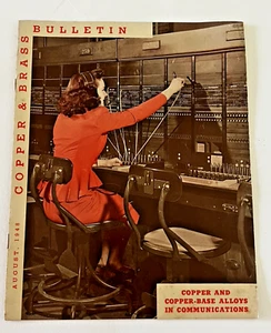 1948 'Bulletin "COPPER & BRASS Research Association" Switch Board Comminications - Picture 1 of 5
