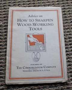 Advice on How to Sharpen Wood-Working Tools The Carborundum Company - Picture 1 of 2
