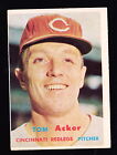 1957 Topps #219 Tom Acker Cincinnati Redlegs
