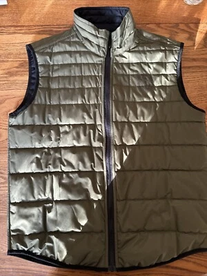 Chaleco Virus Performance Para Hombre Medio Verde Y Negro Everest Reversible Golf Plumón Foto 1 de 4