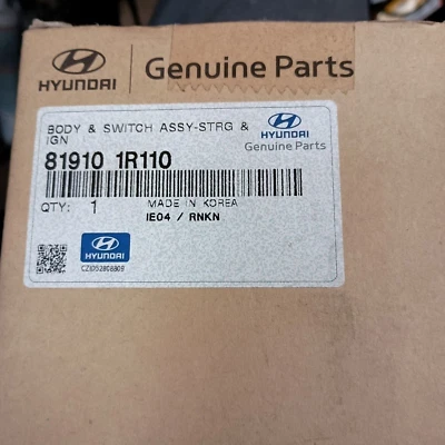 OEM HYUNDAI KIA IGNITION LOCK HOUSING ASSEMBLY NEW OEM 81910-1R110 - Image 1 of 2