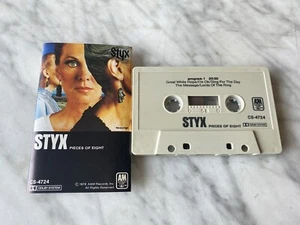 Styx Pieces Of Eight CASSETTE Tape 1978 A&M CS-4724 Tommy Shaw, The Message RARE - Picture 1 of 3