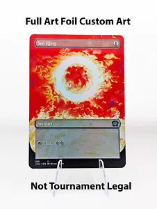 Pegatina personalizada Sol Ring Foil a granel MTG Commander - Imagen 1 de 2