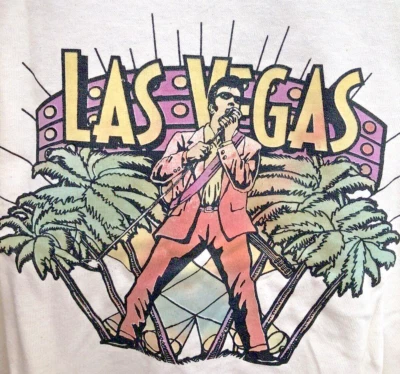 Las Vegas Elvis T-Shirt-Color Changing Logo Solar Chameleon Size Small - Image 1 of 4