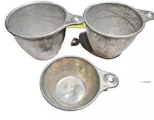 Ekco Measuring Cups, Made In USA, 2- 1 Cup, 1- 1/3 Cups Lot of 3 - Picture 1 of 7