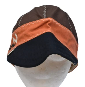 Welder Nation The Badlands Brown Welding Cap Saddle Black Size 7-3/8 - Picture 1 of 10