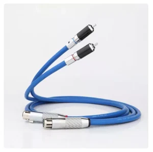 Cable HIFI 3 pines OFC cobre RCA a XLR cable de señal de interconexión balanceada de audio - Imagen 1 de 1