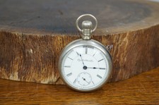 Antique 1895 Elgin Pocket Watch 15j 18s Open Face - Coin - Working