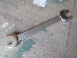 Vintage DURO-CHROME 1036B USA Double Open End Wrench 1-1/16" & 1-1/8" DOE - Picture 1 of 8