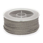 Nylon Thread Twine Beading Cord 1.6mm Braided String 16M/52 Feet, Khaki