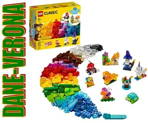 Lego-Mattoncini Trasparenti Creativi-Creative Transparent Bricks (11013) Creator - Foto 1 di 1