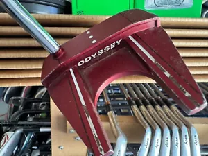 Odyssey Oworks 7 34-inch Red Mallet Putter with worn Super Stroke 2001 - Bild 1 von 5
