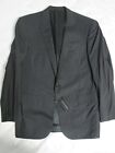 Ralph Lauren Black Label Men's Black Striped 100% Wool Suit Size 44L $1995