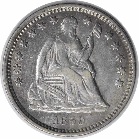 1859-O Liberty Seated Silver Half Dime EF Uncertified #240 Cover