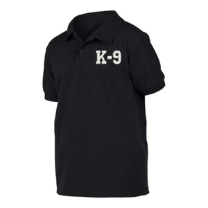 Polo Militar K-9 K9 SERVICIO CANINO PERRO Negro Camisa - Imagen 1 de 2