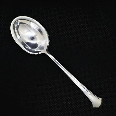 Chippendale Towle Sterling Sugar Spoon 5-7/8" Curvaceous Delicate Floral 1937 - Image 1 of 4