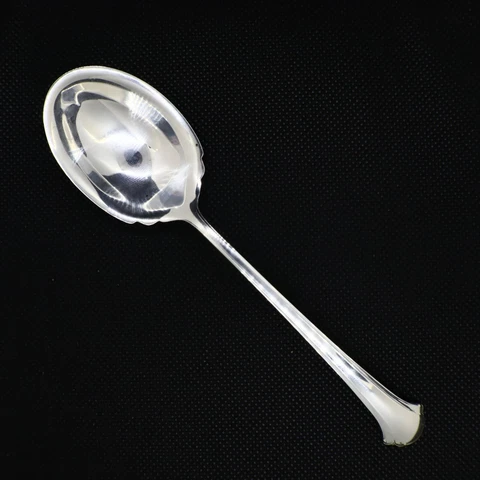 Chippendale Towle Sterling Sugar Spoon 5-7/8" Curvaceous Delicate Floral 1937 Cover