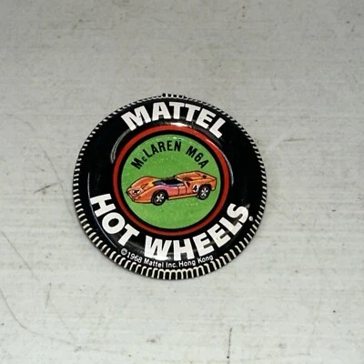 Hot Wheels - McLAREN M6A, 1968 Redline Pin Button, Metal, Hong Kong - Image 1 of 4