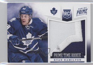 2012-13 Panini Prime Time Rookies /10 Ryan Hamilton #1 Rookie Patch RC