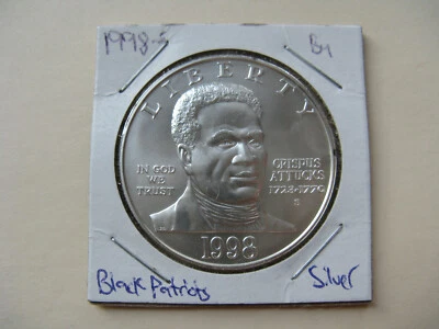 1998-S Patriots Commemorative Uncirculated Silver Dollar - Image 1 of 2