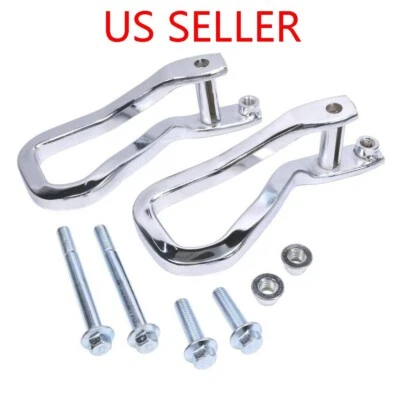 Ganchos de recuperación de remolque delanteros cromados con pernos para GMC Sierra 1500 2019-2022 84195902 Foto 1 de 4