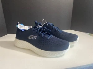 Skechers Men's Memory Foam Air-Cooled Lightweight Navy Blue Shoes US Sz 13 NEW - Picture 1 of 7