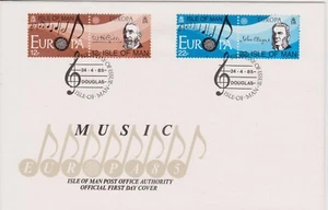 Isle of Man 1985 European Music Year/Composers/Culture/Europa '85 SG 286-289 FDC - Picture 1 of 1
