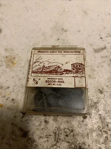 Vintage Tremont Nail Co 5/8 Zoll geschmiedetes Kopfdekor-Nagel 4oz - Bild 1 von 4