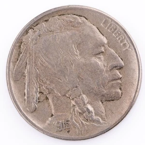 1915-D Buffalo Nickel XF+ 5c  - Picture 1 of 2