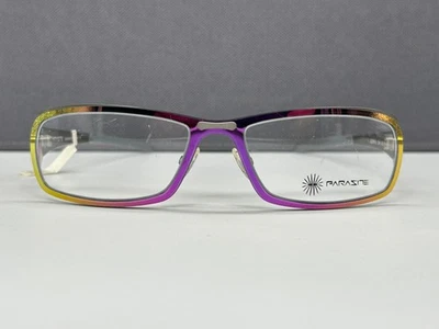 Parasite Eyeglasses Frames men woman Grey Iridescent Angular Scian Crazy Space - Image 1 of 4