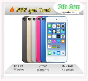 New Apple iPod Touch 7th 128gb 256gb Generation Mp4 Fast Shipping New Battery - Picture 1 of 30