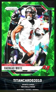 Rachaad White 2024 Panini Prizm Green Ice Prizm Tampa Bay Buccaneers #269 - Picture 1 of 2