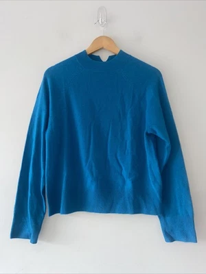 Jersey Jigsaw para mujer talla pequeña azul lana cachemir jersey punto apretado  Foto 1 de 4
