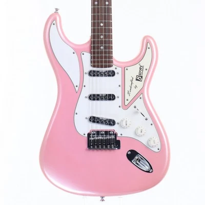 Burns London Cobra DX Pearl Pink Used Maple Neck Rosewood FB w/Soft Case - Image 1 of 4