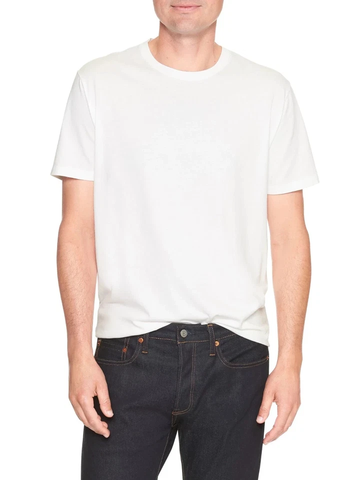 Gap 男式短袖圆领 T 恤日常 T 恤尺寸 S M L XL 2XL — 第 1/1 张图片