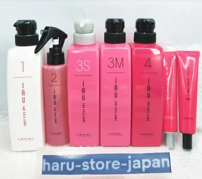 Juego completo de tratamiento reparador Lebel IAU Cell Care 7 1/2/3S/3M/4/5S/5M Foto 1 de 2