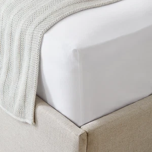The White Company Marlow 300 Thread Count Fitted Sheet ~ King Size in White BNWT - Picture 1 of 6