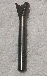 DML 1/4" SHANK 1/2" DOVETAIL CARBIDE ROUTER BIT USA 🇺🇸 - Picture 1 of 2