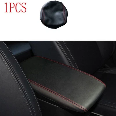 Black Leather Central Console Storage Box Trim For Mitsubishi Outlander 2017-20 - Image 1 of 4