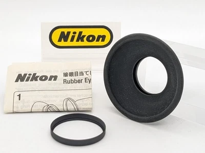 [Excelente COMO NUEVO] Ocular de goma Nikon DK-2 con anillo para serie F3, etc. de Japón #31643 Foto 1 de 4