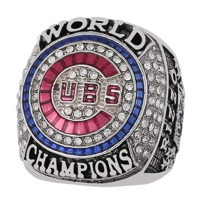 Anillo de Campeonato Serie Mundial Chicago Cubs 2016 con caja Foto 1 de 4