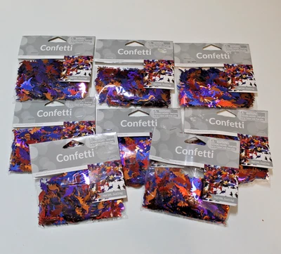 ¡NUEVO! ¡PAQUETE DE 8 confeti de fiesta de dinosaurios de papel de aluminio colorido! Foto 1 de 4