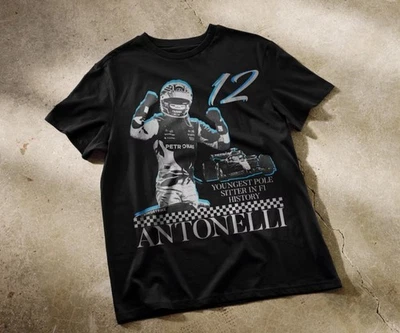 Camiseta del equipo Mercedes F1, camiseta de carreras de Fórmula Uno Foto 1 de 2