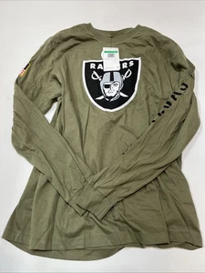 Las Vegas Raiders NFL Olive Salute To Service Long Sleeve T-Shirt / Nike XL / Neu mit Etikett!! - Bild 1 von 4