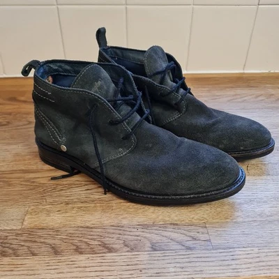 Wrangler Suede Mens Black Boots Size Uk 8 EU 42, great Condition. - Image 1 of 4