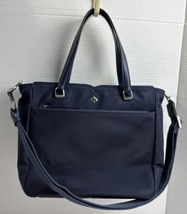Kate Spade Jae Satchel Handtasche Nachtmütze marineblau Crossbody Schulterriemen gebraucht, in einwandfreiem Zustand - Bild 1 von 19