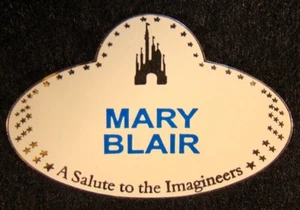 SPILLA ETICHETTA NOME SALUTO AGLI IMMAGINI MARY BLAIR ARTISTA PROOF ED 25! - RARO! - Foto 1 di 11