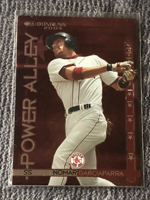 2004 Donruss Power Alley Red Red Sox Baseball Card #6 Nomar Garciaparra /2500 - Image 1 of 3