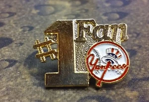 New York NY Yankees #1 Fan Pin Insignia MLB Coleccionista - Imagen 1 de 1